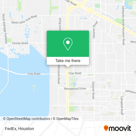 FedEx map