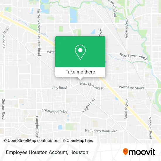 Employee Houston Account map