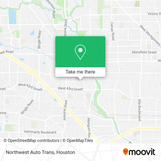 Northwest Auto Trans map