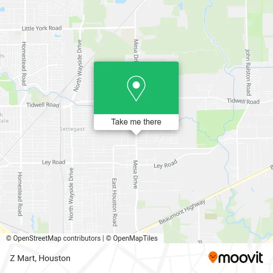 Mapa de Z Mart