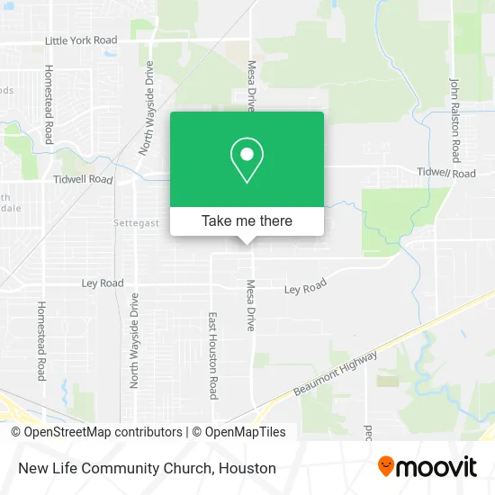 Mapa de New Life Community Church