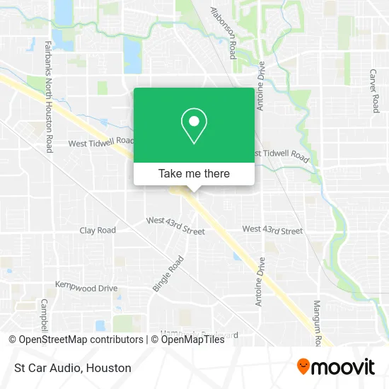 St Car Audio map