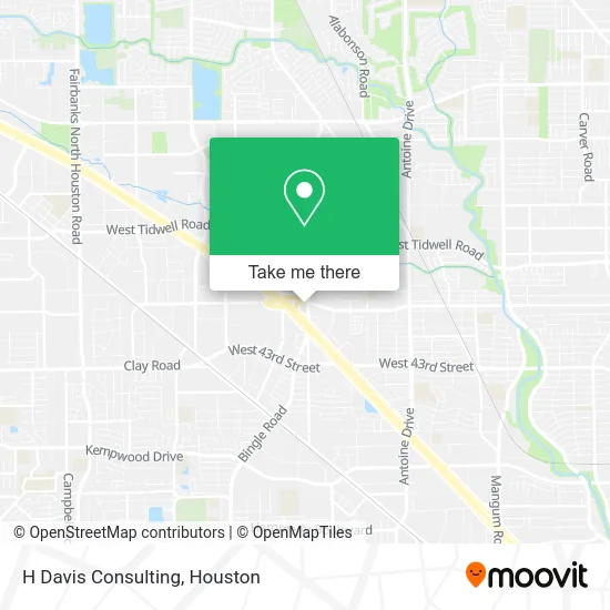 H Davis Consulting map