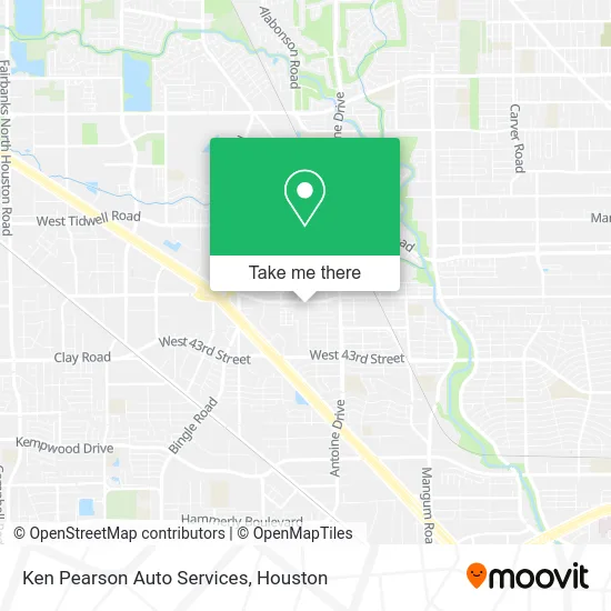Ken Pearson Auto Services map