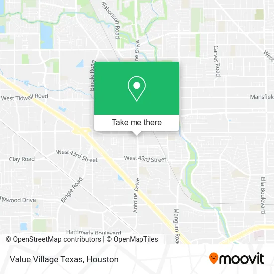 Mapa de Value Village Texas