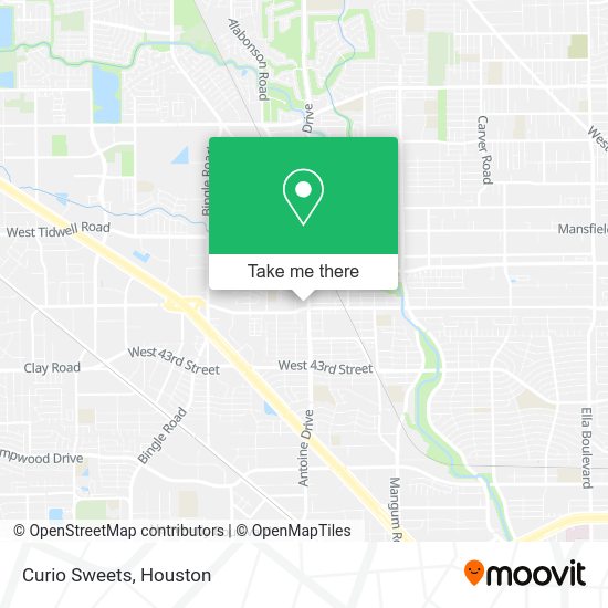 Curio Sweets map