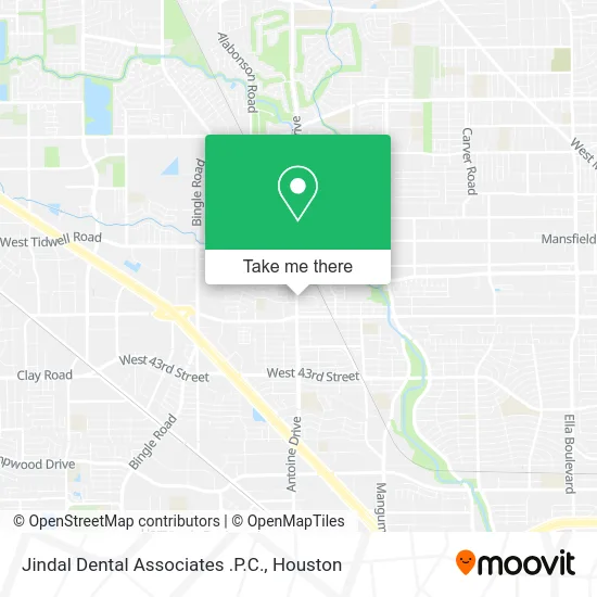 Mapa de Jindal Dental Associates .P.C.