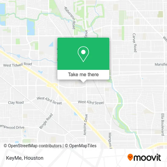 Mapa de KeyMe