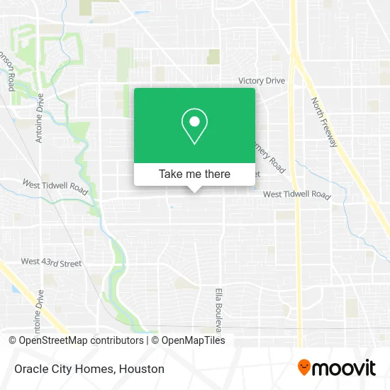 Oracle City Homes map
