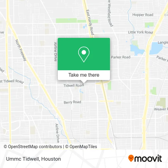 Mapa de Ummc Tidwell