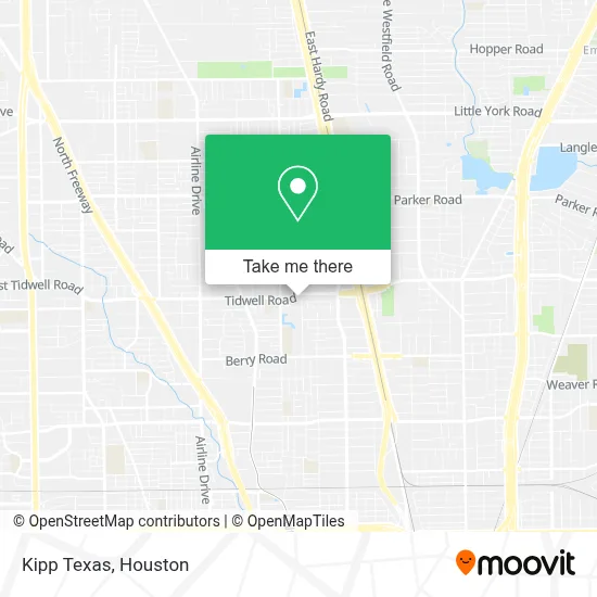 Kipp Texas map
