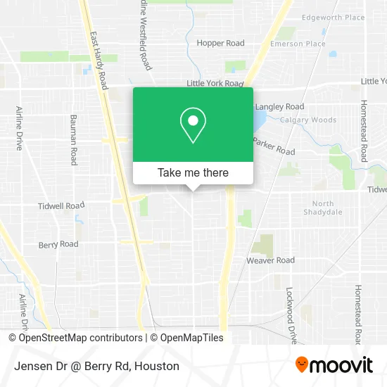 Mapa de Jensen Dr @ Berry Rd