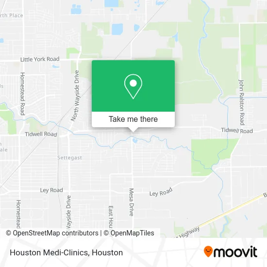 Houston Medi-Clinics map
