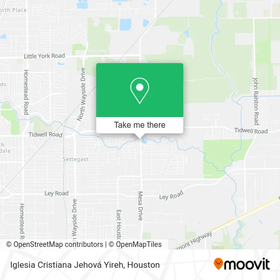Mapa de Iglesia Cristiana Jehová Yireh