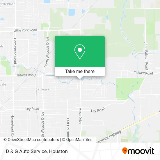 Mapa de D & G Auto Service