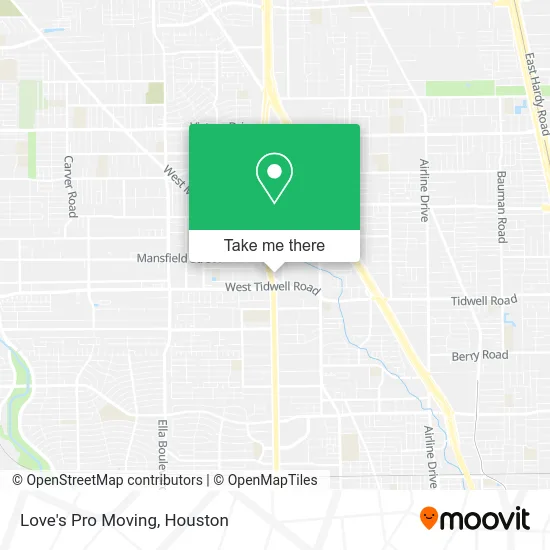 Love's Pro Moving map