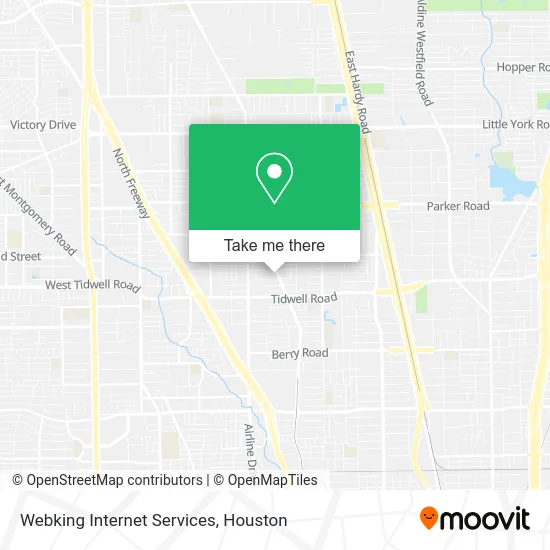 Mapa de Webking Internet Services
