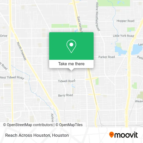 Mapa de Reach Across Houston