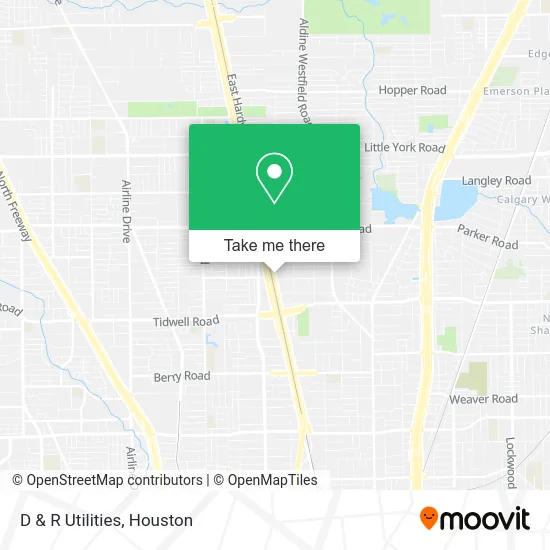 D & R Utilities map