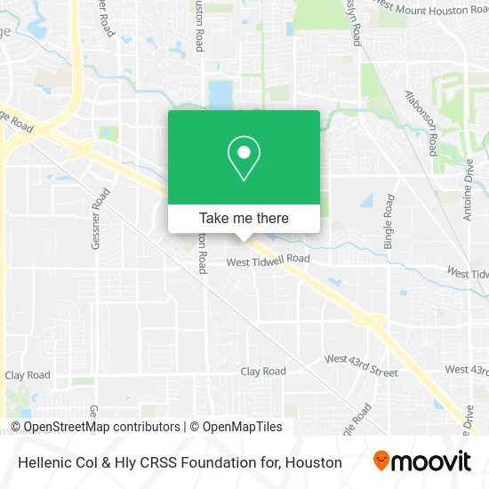Hellenic Col & Hly CRSS Foundation for map