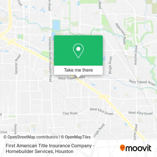 First American Title Insurance Company - Homebuilder Services map