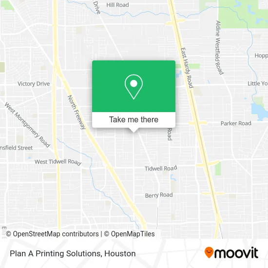 Mapa de Plan A Printing Solutions