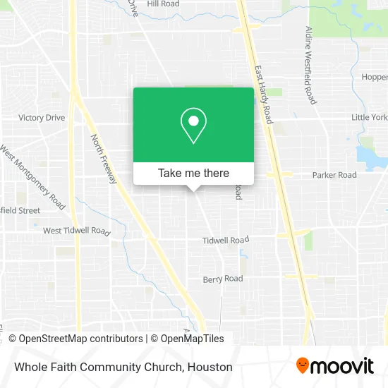 Mapa de Whole Faith Community Church