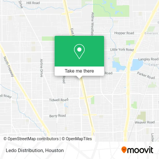 Ledo Distribution map