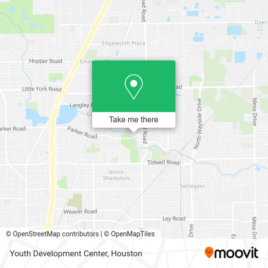 Youth Development Center map