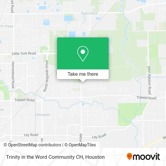 Mapa de Trinity in the Word Community CH