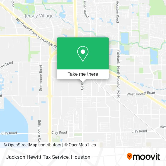 Jackson Hewitt Tax Service map