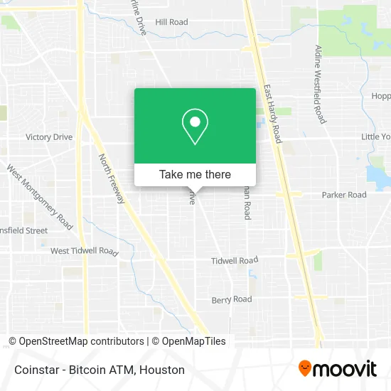 Mapa de Coinstar - Bitcoin ATM