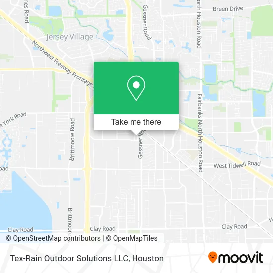 Tex-Rain Outdoor Solutions LLC map