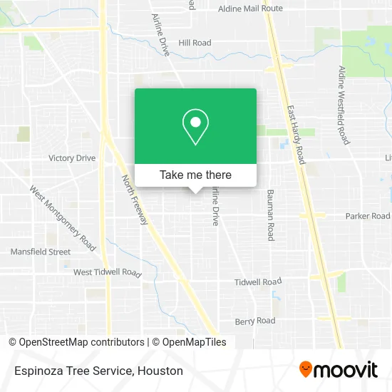 Espinoza Tree Service map