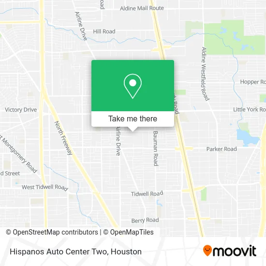 Hispanos Auto Center Two map