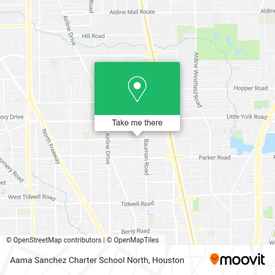 Aama Sanchez Charter School North map