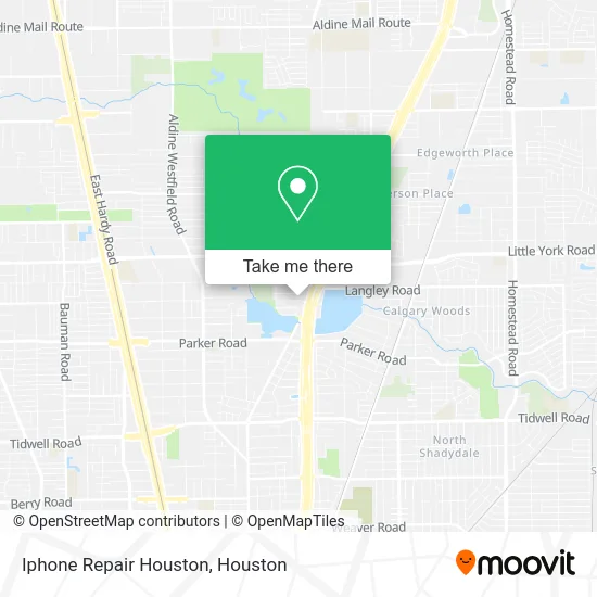Mapa de Iphone Repair Houston