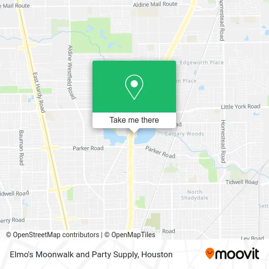 Mapa de Elmo's Moonwalk and Party Supply