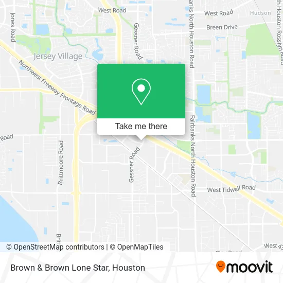 Mapa de Brown & Brown Lone Star