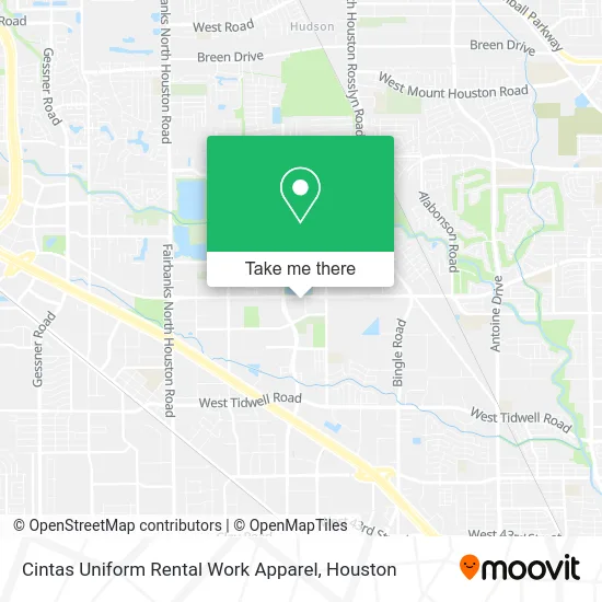 Cintas Uniform Rental Work Apparel map
