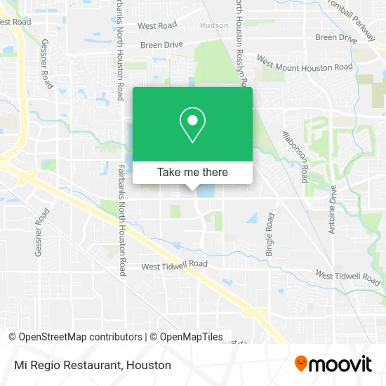 Mi Regio Restaurant map