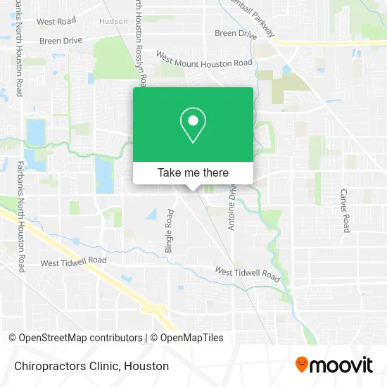 Chiropractors Clinic map
