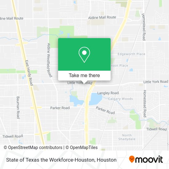 State of Texas the Workforce-Houston map