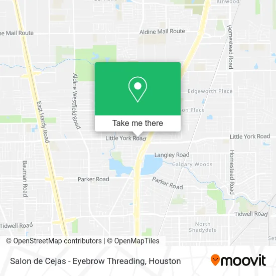Salon de Cejas - Eyebrow Threading map