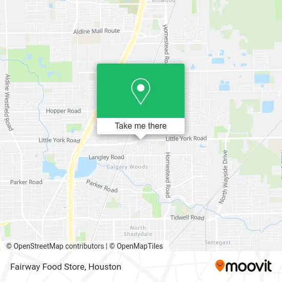 Fairway Food Store map