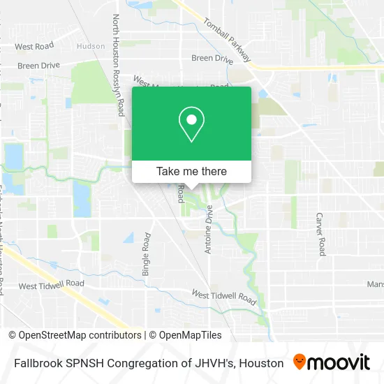 Fallbrook SPNSH Congregation of JHVH's map