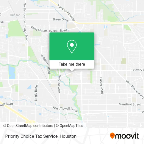 Priority Choice Tax Service map