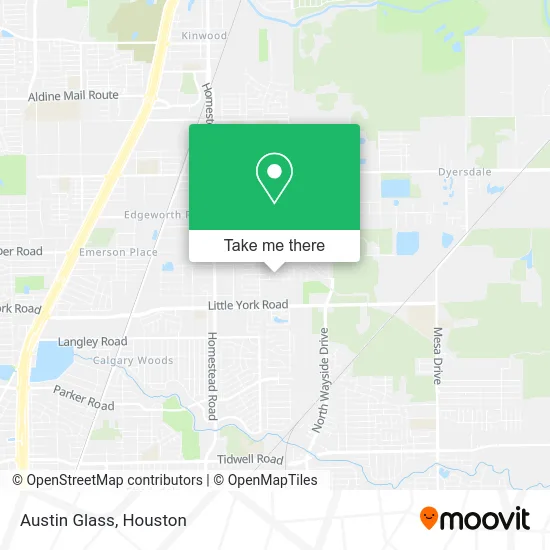 Austin Glass map