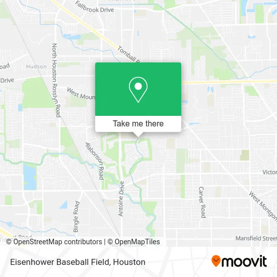 Eisenhower Baseball Field map