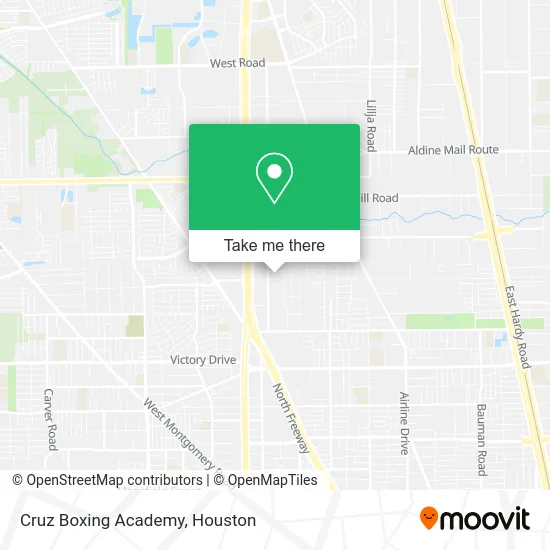 Cruz Boxing Academy map